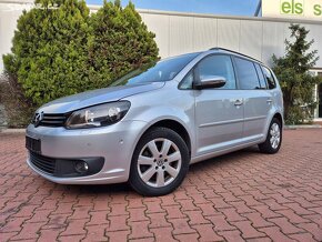 VW Touran 2.0TDI 103kW,7míst,2014,tažné,navi,serviska - 2