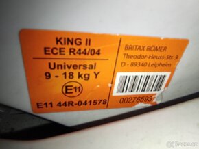 Dětská sedačka Britax Römer KING II /ATS/LS - 2