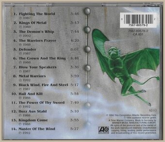 Manowar - The Hell Of Steel (Album, CD) - 2