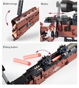 Stavebnice Mauser puška-kompatibilní s LEGO - 2