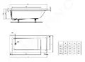 Ideal Standard Connect Air - Vana 1800x800 mm, bílá - NOVÁ - 2