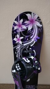 DÁMSKÝ SNOWBOARD RAVEN FLOSSY 140CM/VÁZÁNÍ RAVEN FCS - 2