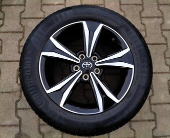 Alu kola originál Toyota C-HR 5x114,3 R17 KRÁSNÁ TOP SADA - 2