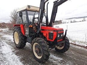 ZETOR 6245 S ČELNÍM NAKLADAČEM QUICKE A SPZ - 2