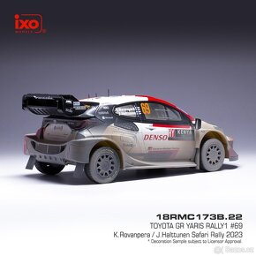 Modely Toyota GR Yaris Rally 1:18 IXO - 2