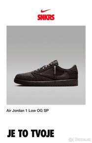 Jordan 1 Low OG Travis Skott Velvet Brown 43 - 2