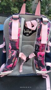 Školní batoh Baagl Flamingo plameňák 25l - 2