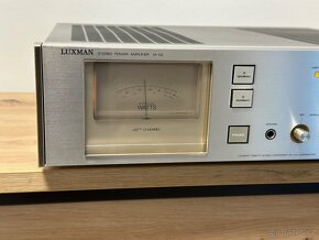 LUXMAN M-02 KVALITNÍ KONCOVÝ STEREO ZESILOVAČ  - 2