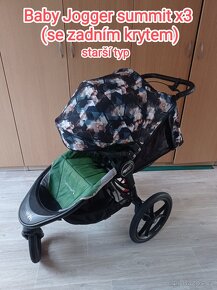 Stříška Baby Jogger summit x3, ceny OD, šití na zakázku - 2