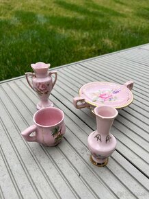 Sada mini růžového porcelánu - 2