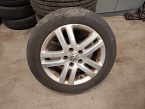 Originální litá sada kol VW 5x112 205/55 R16 - 2