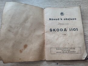 Škoda 1101 - návod k obsluze - 2