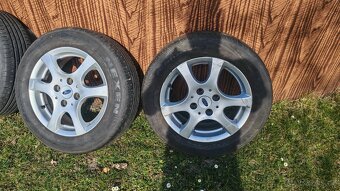 Alu kola 4x108 s pneumatiky 195/60R15 - 2