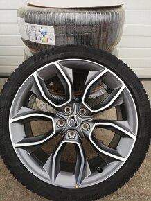 Alu kola 5x112 r19 KAROQ KODIAQ zimní pneumatiky 225/45 r19 - 2