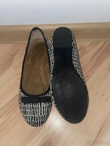 Černobílé balerínky, 38, Funky Shoes - 2