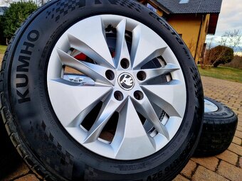 Originál ALU Škoda Twister + letní pneu 205/60 r16 - 2