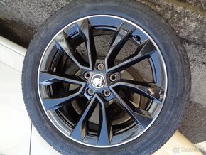 škoda karoq 18 nová alu kola 5x112 černá - 2