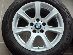 Zánovní letní ALU komplet BMW 17" 5x120 ET34 pneu 225/55/17 - 2