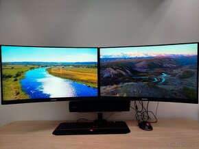 Držák na 2 monitory Stell SOS 1020 (VESA 100×100 a 75×75) - 2