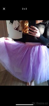 Fialová tutu sukýnka - 2
