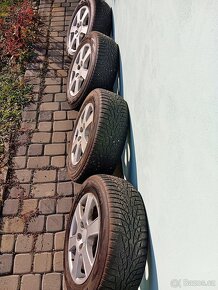 Alu 4x zimních kola škoda octavia 195/65/15 - 2