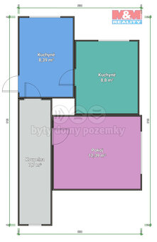 Pronájem bytu 1+1, 37 m², Kunčice - 2