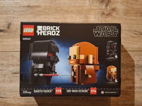 LEGO BrickHeadz 40547 Obi-Wan Kenobi a Darth Vade - 2