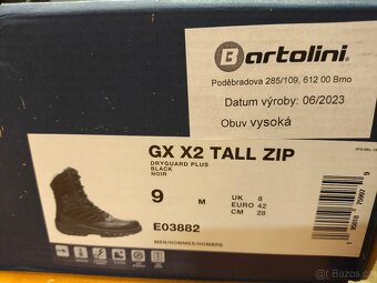 Pánské boty Bates GX X2 Tall Zip Dry Guard+ black - 2