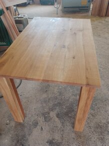 Nový dubový stůl masiv - 2