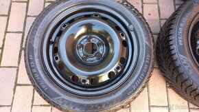 Prodám pěkná zimní kola na Škoda Fabia 195/50/15, 195/50r15. - 2