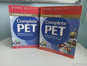 Učebnice a pracovní sešit Complete PET Cambridge - 2