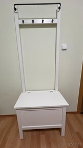 IKEA HEMNES - úložná lavice + věšák - 2