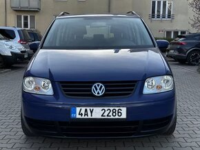 Volkswagen Touran 1.6i 85kW Navigace ALU kola Tažné Klima - 2