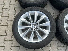 4x al kola 5x120 18 + pneu zimní 255/45 R18 - 2