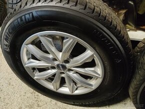 Alu kola Audi Q5 5x112 r17 Originál, ZIMNÍ pneu7mm 235/65 - 2