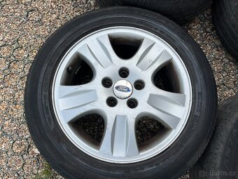 4x alu disky 5x100 R16, letní pneu 70% - 2