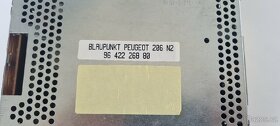 Originální autoradio blaupunkt peugot 206 - 2