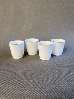 4x porcelánový panák 70ml, LFZ IFZ Lomonosov - 2