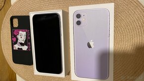 iPhone 11 64GB fialový, top stav - 2