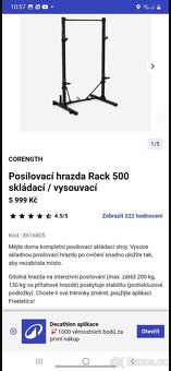 Posilovací hrazda decathlon - 2