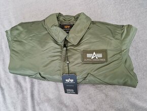 Pánská bunda ALPHA INDUSTRIES (L) NOVÁ Sage Green - 2