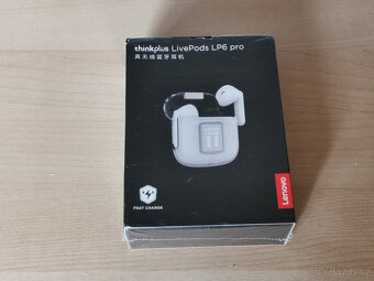 Lenovo ThinkPlus LP6 Pro headset v nabíjecí krabičce, nová - 2