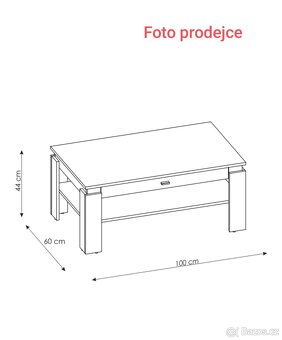 Konferenční stolek dub - 2