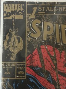 Spider-Man #1 Zlatá varianta 2. tisk 1990 Todd McFarlane - 2