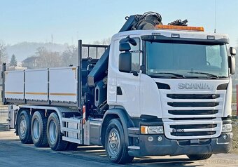 Scania G450 - 8x4 – SklápěčValník + HR-HIAB 322 EP-5 EURO 6 - 2