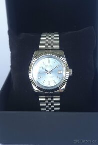 Seiko Mod Datejust sunburst ice blue dial Automatické - 2