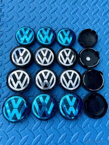 Středové krytky ALU kol Volkswagen VW56,60,63,65mm - 2