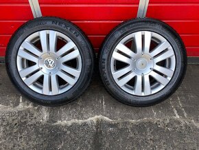 Original ALU kola VW ADELAIDE 16" 7J ET45 + zimní 215/55/R16 - 2