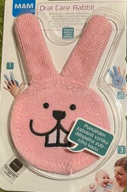 MAM zubní žínka Oral Care Rabbit - NOVÁ. - 2