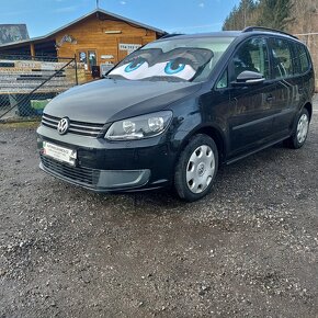 Volkswagen Touran, TDI,KRÁSNÝ,MAX VÝBAVA.1MAJ.58LET - 2